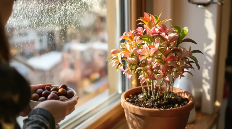 Ce fruit des fêtes devient une mini-forêt rose en 1 mois si vous plantez ses noyaux après le dessert