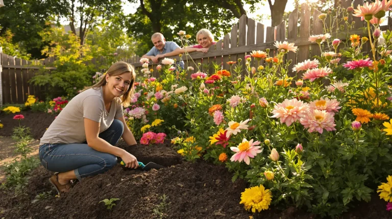 J’ai planté ces 3 variétés mi-avril : en mai, mes voisins pensaient mon massif installé depuis des années